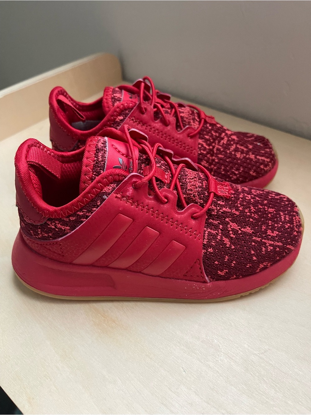 Kids Red Adidas Shoes Size 8